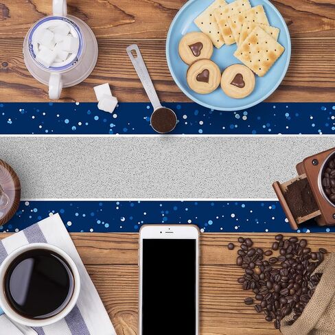 Happy Birthday Table Runners,Black Gold Birthday Table Runner Table Linens for Birthday Party Decorations Birthday Party Table Decor 13x72 Inches in Saudi Arabia