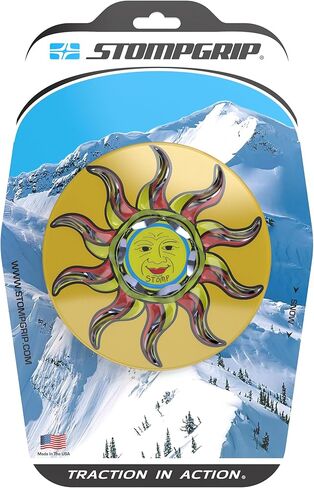 STOMPGRIP Premium Snowboard Stomp Pad | Sun | 3D Collection | 3D Decal in Kuwait