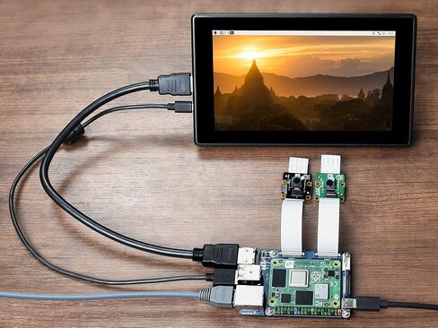 for Raspberry Pi Compute Module 4,Mini Base Board (A) with Standard CM4 Socket and Raspberry Pi 40PIN GPIO Header Onboard Multiple Connectors CSI/DSI/FAN/HDMI/USB/RJ45, etc. in Saudi Arabia