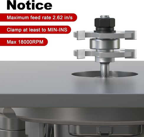 Professional 1/4" Shank Reversible Finger Glue Joint Router Bit Tool for Woodworking, Bearing Finger Joint Router Bit for DIY Door Table Cabinet Shelve Furniture in Saudi Arabia