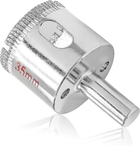 Luomorgo 75mm/3 inch Diamond Hole Saw, 1.1 inch Cutting depth Diamond Diamond Drill Bits for Glass Ceramic Marble Porcelain Tile Granite Quartz Gemstone in Kuwait