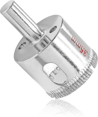 Luomorgo 75mm/3 inch Diamond Hole Saw, 1.1 inch Cutting depth Diamond Diamond Drill Bits for Glass Ceramic Marble Porcelain Tile Granite Quartz Gemstone in Kuwait