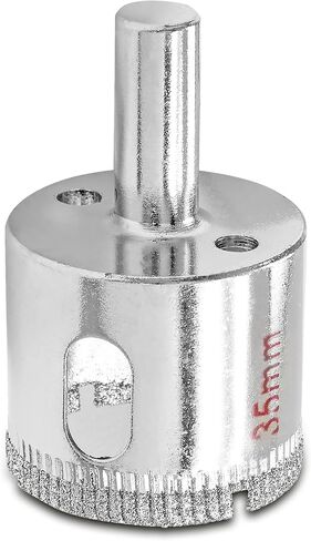Luomorgo 75mm/3 inch Diamond Hole Saw, 1.1 inch Cutting depth Diamond Diamond Drill Bits for Glass Ceramic Marble Porcelain Tile Granite Quartz Gemstone in Kuwait