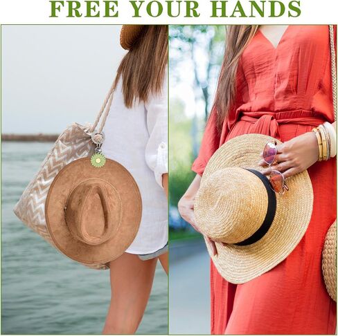 Travel Hat Clips Hat Holder for Travel on Bag Silicone Hat Clip with Keyring and Keychain for Purse Luggage Bags Backpacks Hands-Free Bag Accessory for Traveling in Saudi Arabia