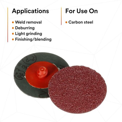 Cubitron II Roloc Fibre Disc 982C, 86890, TR, 3 in, Multi Pack in Saudi Arabia