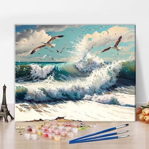 TUMOVO Eyes Paint by Numbers Flower Eyes Paint by Number for Adults DIY Acrylic Painting for Adults Kids Paint by Number Adult Paint by Number Kits on Canvas Home Wall Decoration, 16 x20 Inch in Saudi Arabia