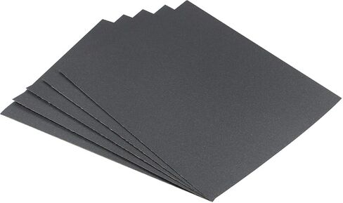500 Grit Wet Dry Sanding Sheets Silicon Carbide Sandpaper 9x11 Inch 5pcs | Waterproof & Flexible Paper Backing,Resin Bonded Electro Coated, For Wood Furniture Metal Automotive, Polishing in Saudi Arabia