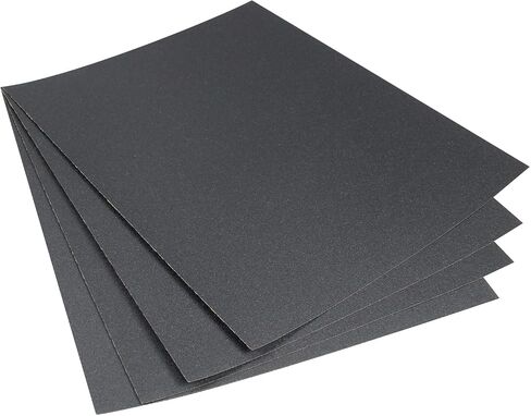 500 Grit Wet Dry Sanding Sheets Silicon Carbide Sandpaper 9x11 Inch 5pcs | Waterproof & Flexible Paper Backing,Resin Bonded Electro Coated, For Wood Furniture Metal Automotive, Polishing in Saudi Arabia