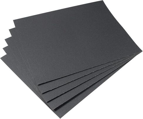 500 Grit Wet Dry Sanding Sheets Silicon Carbide Sandpaper 9x11 Inch 5pcs | Waterproof & Flexible Paper Backing,Resin Bonded Electro Coated, For Wood Furniture Metal Automotive, Polishing in Saudi Arabia