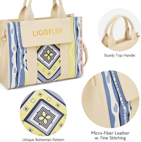 Tote Bags for Women Vegan Leather Shoulder Bag with Adjustable Strap Large Top Handbag and Purse in Saudi Arabia