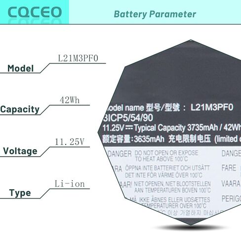 L21M3PF0 L21L3PF0 L21D3PF0 L21C3PF0 L21M3PF1 Laptop Battery Replacement for Lenovo IdeaPad 1 14ALC7 14AMN7 15ADA7 15ALC7 Series 5B11D70896 5B11D70895 SB11D70894 SB11D70893 SB11D70892 5B11D96113 in Saudi Arabia