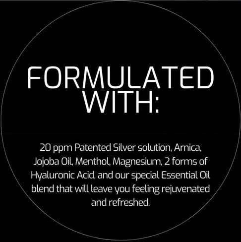 Recover Muscle Cream | 20 ppm Patented Silver Solution | Arnica | Jojoba Oil | Camphor | Vitamin E | Silver Strong | 3.4 Oz in Saudi Arabia