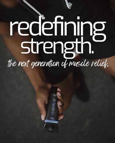 Recover Muscle Cream | 20 ppm Patented Silver Solution | Arnica | Jojoba Oil | Camphor | Vitamin E | Silver Strong | 3.4 Oz in Saudi Arabia