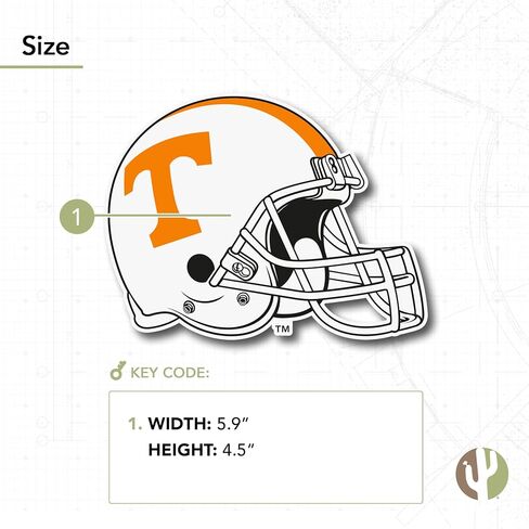 ملصق جامعة تينيسي صبار الصحراء UT Vols Volunteers ملصق حائط من الفينيل‏ للكمبيوتر المحمول وزجاجة مياه وقصاصات السيارة (IND 70) in Saudi Arabia