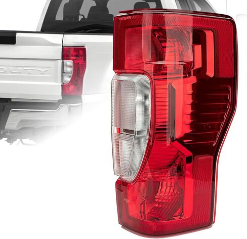 مصابيح خلفية متوافقة مع Ford F250 F350 Super Duty 2020 2021 2022 مصابيح فرامل ضوء خلفي هالوجين مصابيح خلفية مصابيح خلفية غير LED غير عمياء (جانب السائق الأيسر) in Saudi Arabia