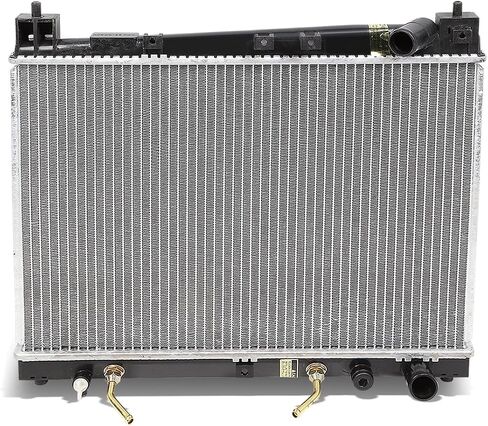 DNA Motoring OEM-RA-2305 OE Style Direct Fit Aluminium Core Radiator متوافق مع 04-06 Scion xA/xB، 00-05 Echo، 18-3/4 بوصة عرض × 13-3/4 بوصة ارتفاع × 5/8 بوصة عمق، 1 -مدخل 1/4 بوصة، مخرج 1-1/4 بوصة in Saudi Arabia