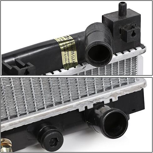 DNA Motoring OEM-RA-2305 OE Style Direct Fit Aluminium Core Radiator متوافق مع 04-06 Scion xA/xB، 00-05 Echo، 18-3/4 بوصة عرض × 13-3/4 بوصة ارتفاع × 5/8 بوصة عمق، 1 -مدخل 1/4 بوصة، مخرج 1-1/4 بوصة in Saudi Arabia