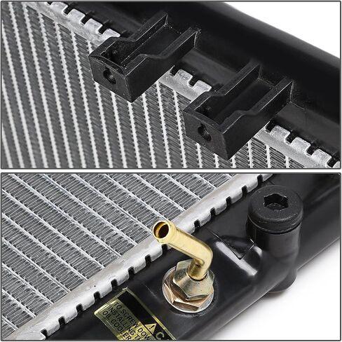 DNA Motoring OEM-RA-2305 OE Style Direct Fit Aluminium Core Radiator متوافق مع 04-06 Scion xA/xB، 00-05 Echo، 18-3/4 بوصة عرض × 13-3/4 بوصة ارتفاع × 5/8 بوصة عمق، 1 -مدخل 1/4 بوصة، مخرج 1-1/4 بوصة in Saudi Arabia