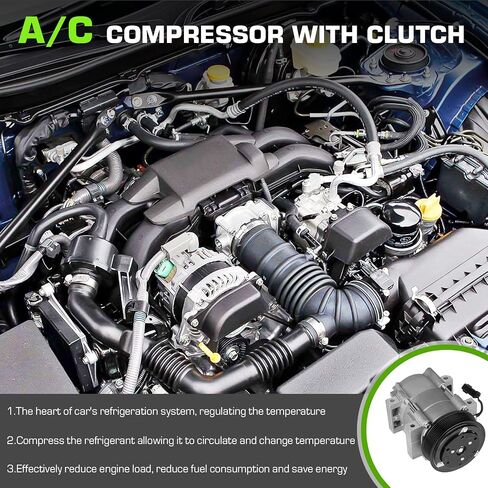 A/C Air Conditioner Compressor Clutch Fit for 2006 2007 2008 2009 Dodge Ram 2500 3500 5.9L 6.7L in Saudi Arabia