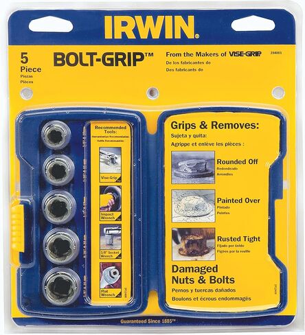 IRWIN HANSON Professional's Industrial Bolt Extractor Set and Spiral Extractor and Drill Bit Set in Saudi Arabia