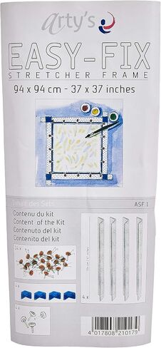 PEBEO Arty's Easy Fix Stretcher Frame for Silk Painting - Large 37 by 37-Inch Size, Adjustable to Fit Most Projects, Art and Crafts Supplies in Saudi Arabia
