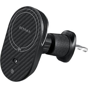 شاحن حامل سيارة PITAKA Magsafe لسلسلة iPhone 15/14/13، حامل هاتف كوب للسيارة مع مروحة تبريد، دوران 360 درجة [MagEZ Car Mount Pro] متوافق مع حافظة MagEZ لسلسلة Galaxy S23/S22 in Saudi Arabia
