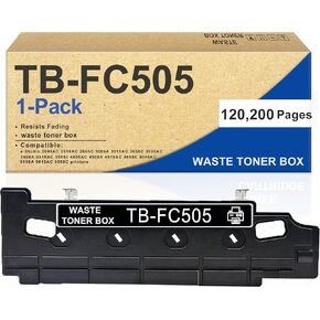 TB-FC505 TBFC505 Waste Container 1 Pack - Compatible TBFC505 TBFC50 TB-FC50 Waste Toner Box Replacement for Toshiba e-Studio 2505AC 2515AC 2555C 3005A 3015AC 3055C 3505AC 3508A 3515AC 3555c Printers