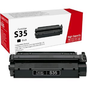 High Yield S35 Black Toner Cartridge (7833A001AA) 1-Pack: S35 Toner Cartridge Replacement for ImageCLASS D320 D340 FAXPHONE L170 L360 LaserClass 310 320 Printer