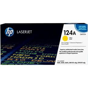 HP 124A (Q6002A) Original Toner Cartridge - Single Pack