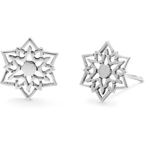 Boma Jewelry Sterling Silver Mandala Star Stud Earrings