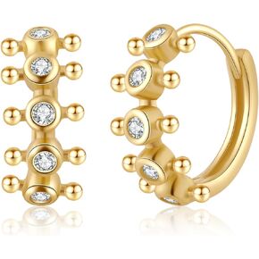 ToHeart Gold Huggies Earrings for Women Small Gold Hoop Earrings