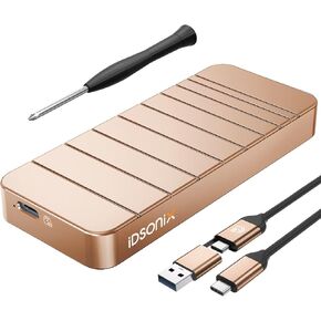 iDsonix 40Gbps M.2 NVMe PCIe SSD Enclosure Adapter[100% Aluminum], [PCIe 4.0] NVMe to USB 4.0 Compatible with Thunderbolt 3/4, NVMe Enclosure with UASP&Trim Support M-Key 2280 SSD