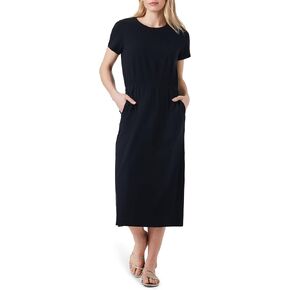 NIC+ZOE Women's Ss Side Slit Midi Dress