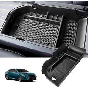 صينية تنظيم وحدة التحكم المركزية متوافقة مع تويو تا كامري 2018-2024، ملحقات داخلية لصندوق تخزين مسند الذراع، عبوة من قطعة واحدة in Kuwait