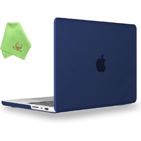 UESWILL Compatible with MacBook Pro 14 inch Case 2024 2023 2022 2021 Release with M4 M3 M2 M1 Pro Max chip & Touch ID, Laptop Matte Hard Shell Protective Cover, Midnight Green