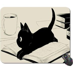 Animation Tokyo City Mouse Pad, Square Mousepad for Office Laptop,Ink Blue Anime Non-Slip Rubber Base Mouse Pads,Computer Mouse Pads for Desk