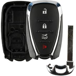 Keyless Option Remote Key Fob Shell 4btn Case Cover For Chevrolet (HYQ4EA)