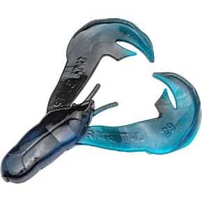 Strike King (RGCHK-808) Rage Chunk 2.5 Fishing Lure, 808 - Black Blue Swirl, 2.5", Extra-Large Pinchers