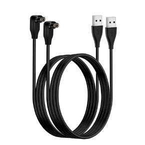 Charger Cable for Garmin Watch Right Angle [ 2pack, 3.3ft ] USB Charing Cord for Garmin Watch Fenix 7 6 5, Vivoactive, Instinct, Venu, Tactix, Forerunner, Approach, D2, Vivomove, Epix, Quatix