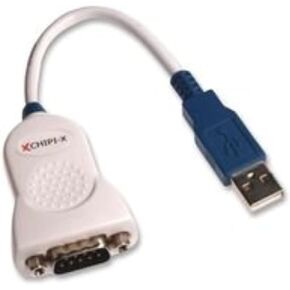 CHIPI-X10, Cable, Assembly, USB-DB9, 10cm, RS232