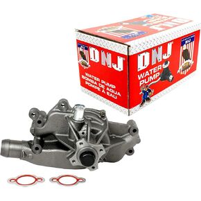 DNJ WP3181 Water Pump for 2001-2006/ Chevrolet, GMC/Avalanche 2500, Sierra 2500 HD, Sierra 3500, Silverado 2500 HD, Silverado 3500, Suburban 2500, Yukon XL 2500/8.1L / OHV / V8 / 16V / 496cid