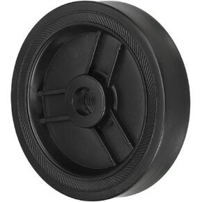 PATIKIL 5" Air Compressor Wheels, Universal Air Compressor Wheel Replacement Parts with 0.65" Dia. Hole for Easy Mobility, Black