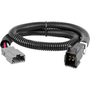 CURT 51393 Quick Plug Electric Trailer Brake Controller Wiring Harness, Select Honda Passport, Pilot, Ridgeline , Black