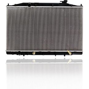 Radiator - Pacific Best Inc. Compatible/Replacement for 13208 11-17 Honda Odyssey Automatic V6 3.5L - With Transmission Oil Cooler, Plastic Tank, Aluminum Core