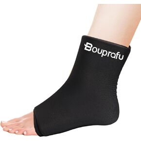 Ankle Ice Pack Wrap for Swelling, Foot Ice Pack Compression Freeze Sleeve for Injuries, Plantar Fasciiti, Achilles Tendonitis Relief, Sprain, Elbow, Knee (L)
