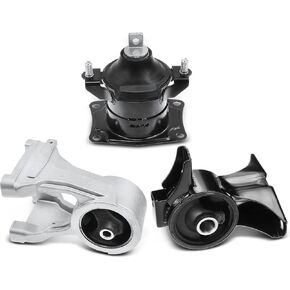 A-Premium 3PCS Front Rear Engine Motor Mount Set Compatible with Honda Odyssey 2008 2009 2010 V6 3.5L Petrol, Replace# 50810SDAA00, 50810SHJA00