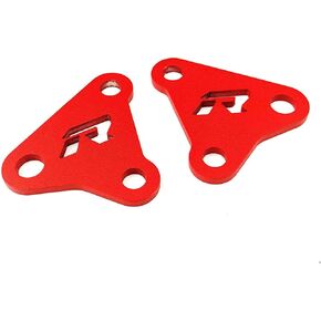 For 1985-1986 Honda Atc 250r Atc250r Red Front Motor Mount Plates Made In Stainless Steel