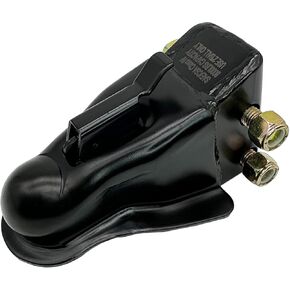 A.A Adjustable Trailer Coupler, 2-5/16" Ball - 15,000 lbs - Channel-Mount Coupler with Wedge Latch for Towing RV, Boat, Camper (2-5/16" Ball)
