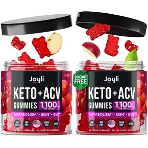 (2 Pack) Advanced Keto ACV Gummies - Sugar Free Keto Apple Cider Vinegar Gummies - Keto Supplements + Marshmallow Root - Alternative to Apple Cider Vinegar Capsules - 120 ACV Keto Gummies