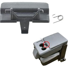 munirater Gray Center Console Seat Lid Latch Replacement for 2010-2018 F-150 BL34-18672A66